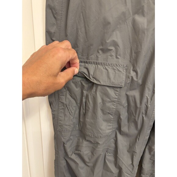 North Face Women’s pants Medium Gray Freedom Insulated Ski Snowboard Dryvent - Picture 2 of 9